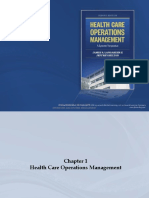 Chapter 1 Healthcare Operations and Systems Management