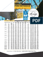 Perfil Estructural Rectangular Ficha Tecnica Tubos Colmena