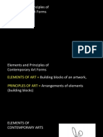 Elements and Principles of Contemporary Art