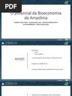 Potencial da Bioeconomia Amazônica 