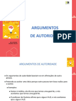 15 Argumentos de Autoridade