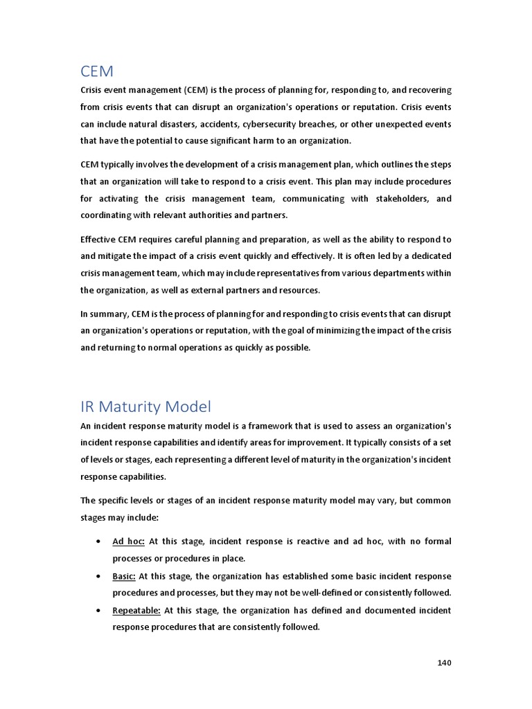 Crisis Management and ICS Security Guide | PDF | Information Security ...