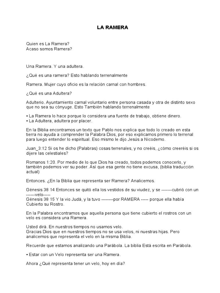La Ramera | PDF | Santo de los santos | Satán