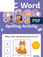 CVC Spelling Activity