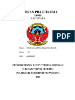 Laporan Pratikum 1 DBMS