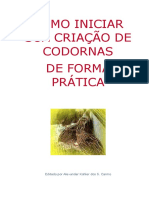 CODORNIZES-COMO INICIAR A CRIAÇÃO DE FORMA PRÁTICA-Brasil-Alexander Kohler dos S. Carmo