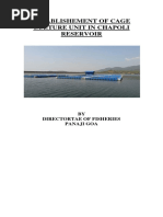 2019125128success Story On Establishment of 48 Cage Culture in Chapolim Reservoir