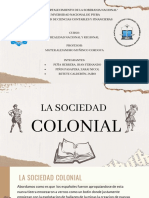 La Sociedad Colonial