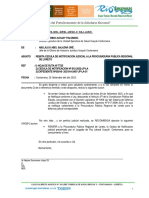 Proveido N°108 Remita Escrito A La Procuraduria Publica Regional de Loreto para Conocimiento Devolucion de Cedula de Notificacion y Otros