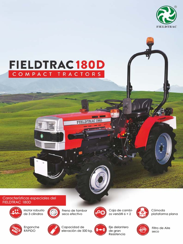 Especificaciones del FIELDTRAC 180D | PDF | Transmisión manual ...