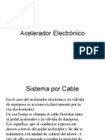 Acelerador electrónico por cable