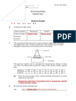 EOY Revision Package Chemistry Topics