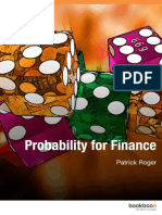 Probability For Finance