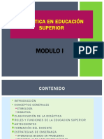 Modulo I Educacion Superior