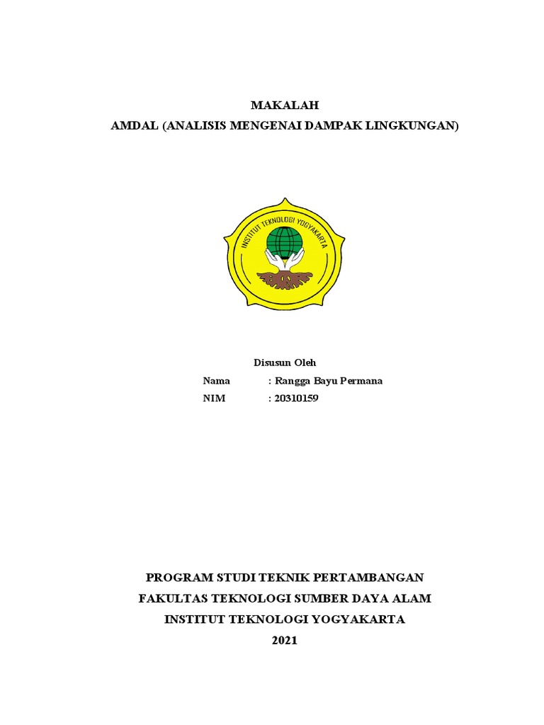 Makalah Amdal | PDF