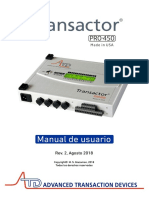 TransactorPRO450 Manual Usuario ES R02