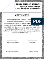 Phe Certificate