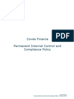 Covea Finance Permanent Control and Compliance Policy