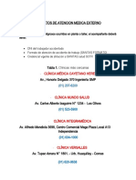 Formatos de Atencion Medica Externo