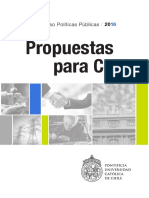 PUC UNIVERSIDAD CATÓLICA DE CHILE Libro Propuestas para Chile 2016
