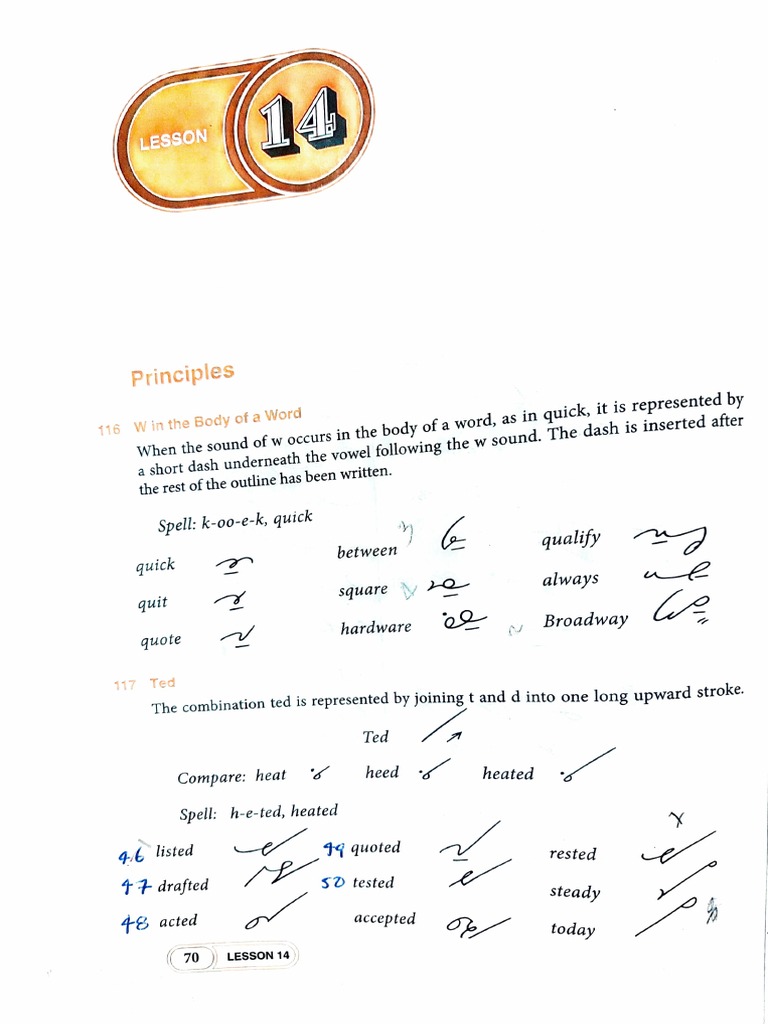 Lesson 14 and 15 | PDF
