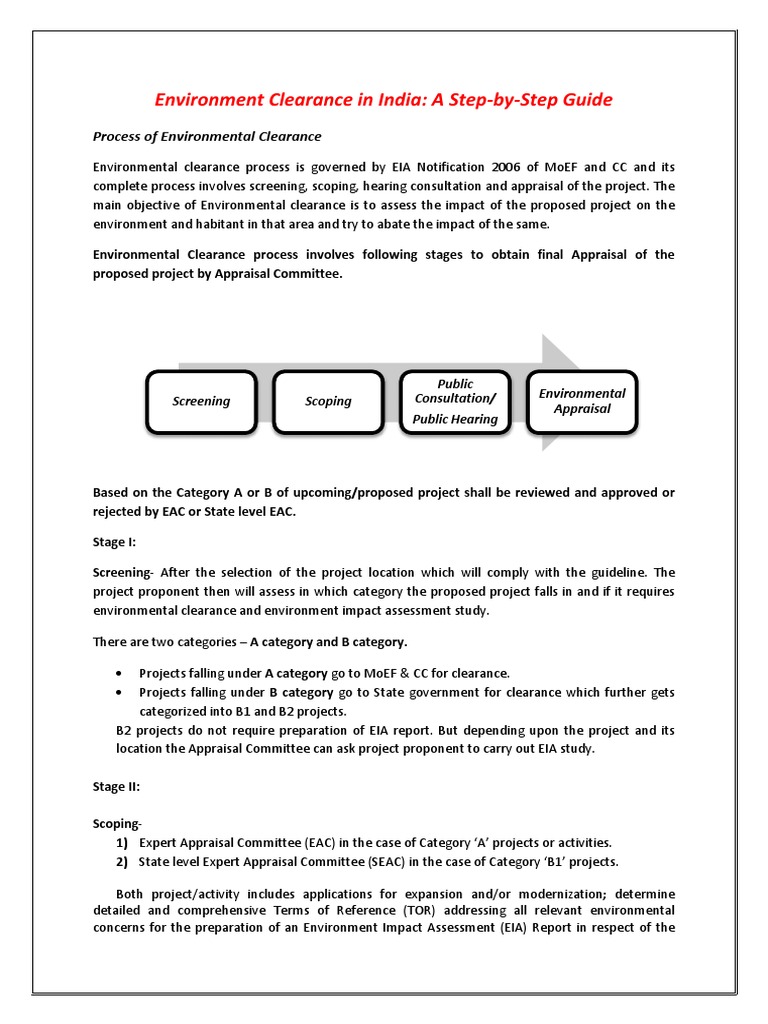 Environmental Clearance | PDF