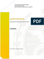 Alerta Sarampo 001 2018