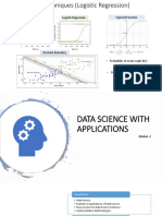 Logistic Regression Classification Techniques