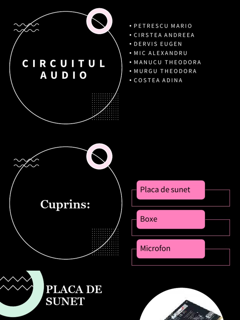 Circuitul Audio | PDF