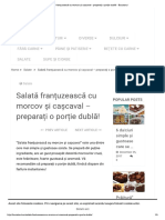 Salata Fran - Uzeasca Cu Morcov - I Ca - Cav..