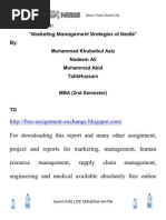 Download Nestle Marketing Strategies by Anisa_Rao SN61960048 doc pdf