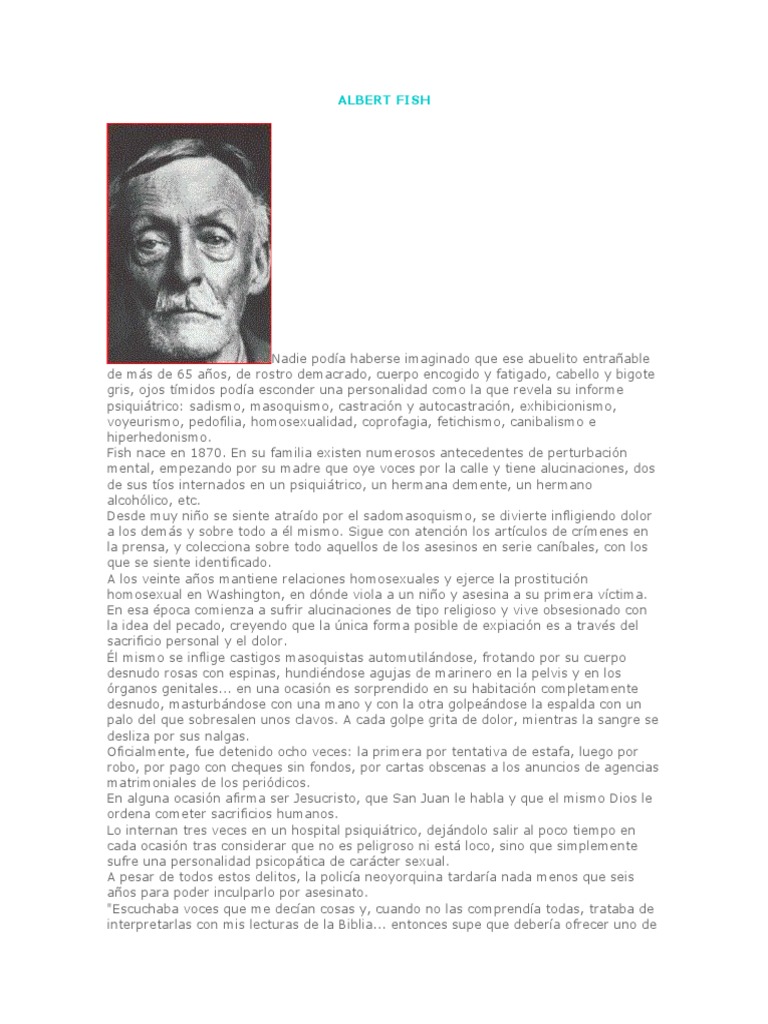 Albert Fish PDF