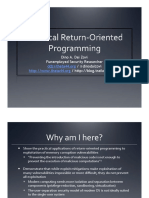 Practical Return Oriented Programming