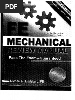 FE Mechanical Review Manual | PDF