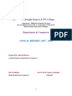 Annual Report of Commerce DPT 2017 18