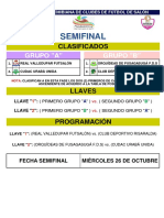 Clasificados y Llaves Semifinal de La Superliga Femenina de Microfútbol 2022