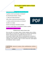 Elaboramos Un Guion Teatral Sobre El Buen Trato