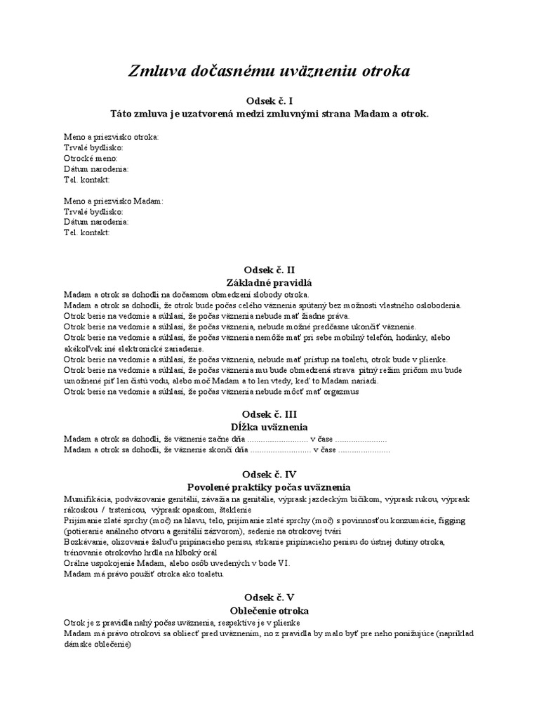 V znennie Dohoda PDF