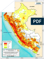 Mapa de peligros por movimientos en masa en Perú