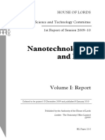 Nanotechnologies and Food: Volume I: Report