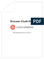 Brouwer - Estudios Sencillos Etude No. 1 - Rene Izquierdo - Tonebase Workbook