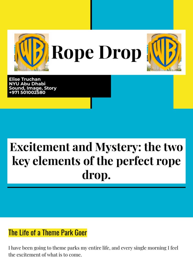 Rope Drop Pitch | PDF | Social Science | Foreign Language Studies