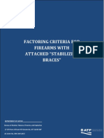 Factoring Criteria For Firearms With Attached Stabilizing Braces