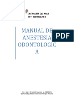 Manual de Anestesia Odontologica IPS MARIA DEL MAR