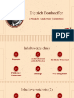 Religion Dietrich Bonhoeffer