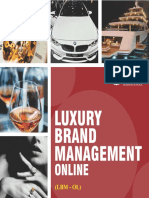 Luxury Brand Management - Online
