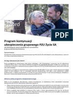 Broszura Program Kontynuacji Ubezpieczenia Grupowego PZU PDF