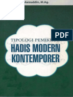 Buku Tipologi Pemikiran Hadis Modern Kontemporer