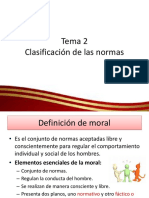 Clasificación de Las Normas