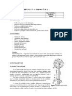 Pratica 1 Eletrostatica